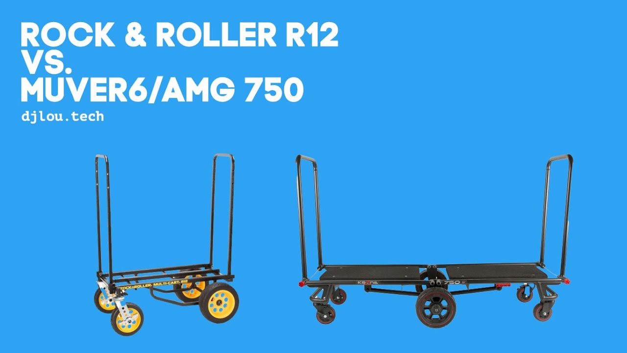 Handtruck Showdown! Rock & Roller R12 v. Muver 6/AMG 750
