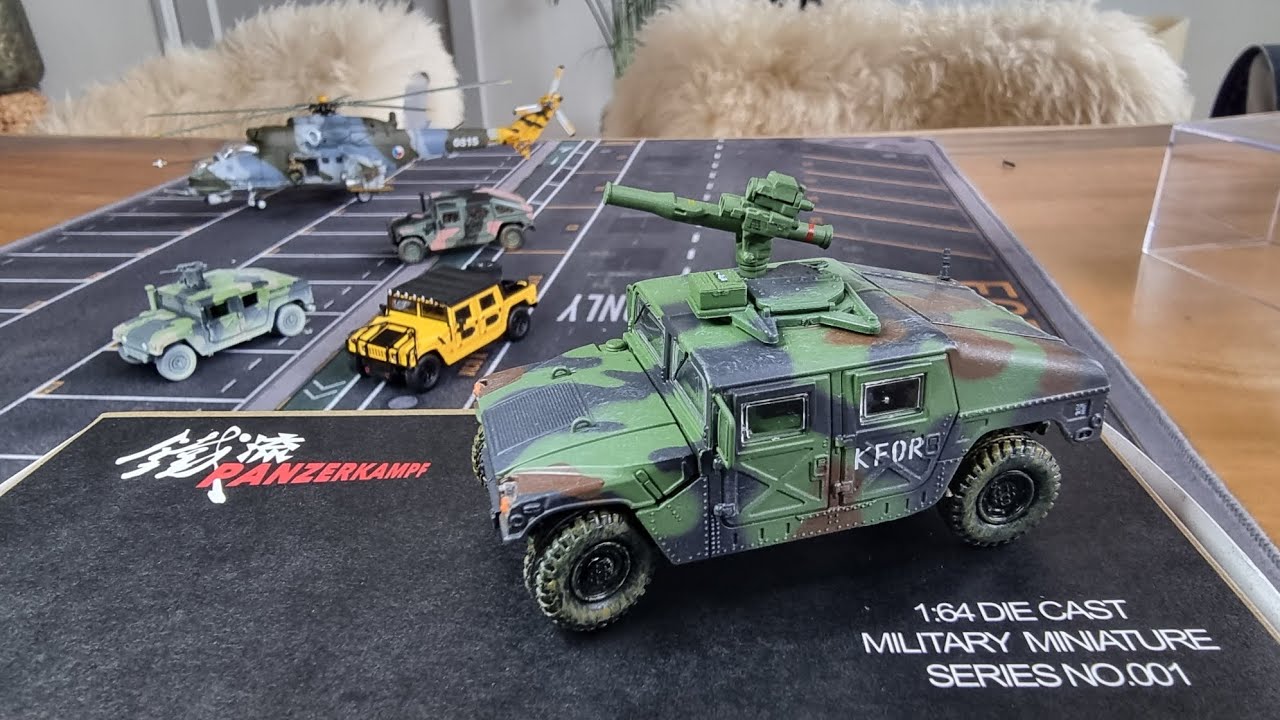 Diecast Humvee Hummer 1/64 Panzerkampf, good?! Unboxing  Review Compare ✅️
