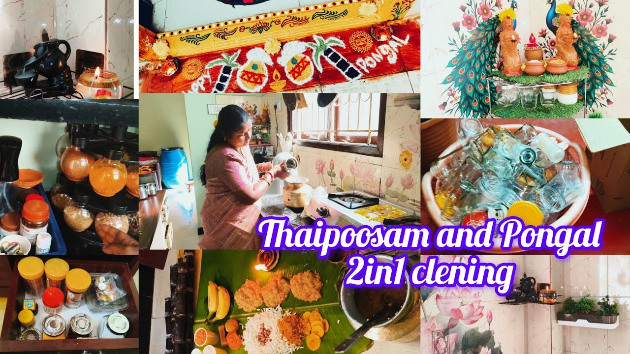 🪔🦚 thaipoosam and Pongal Chinna kitchen eppadi redy panni panunga#murugan #trending#home 