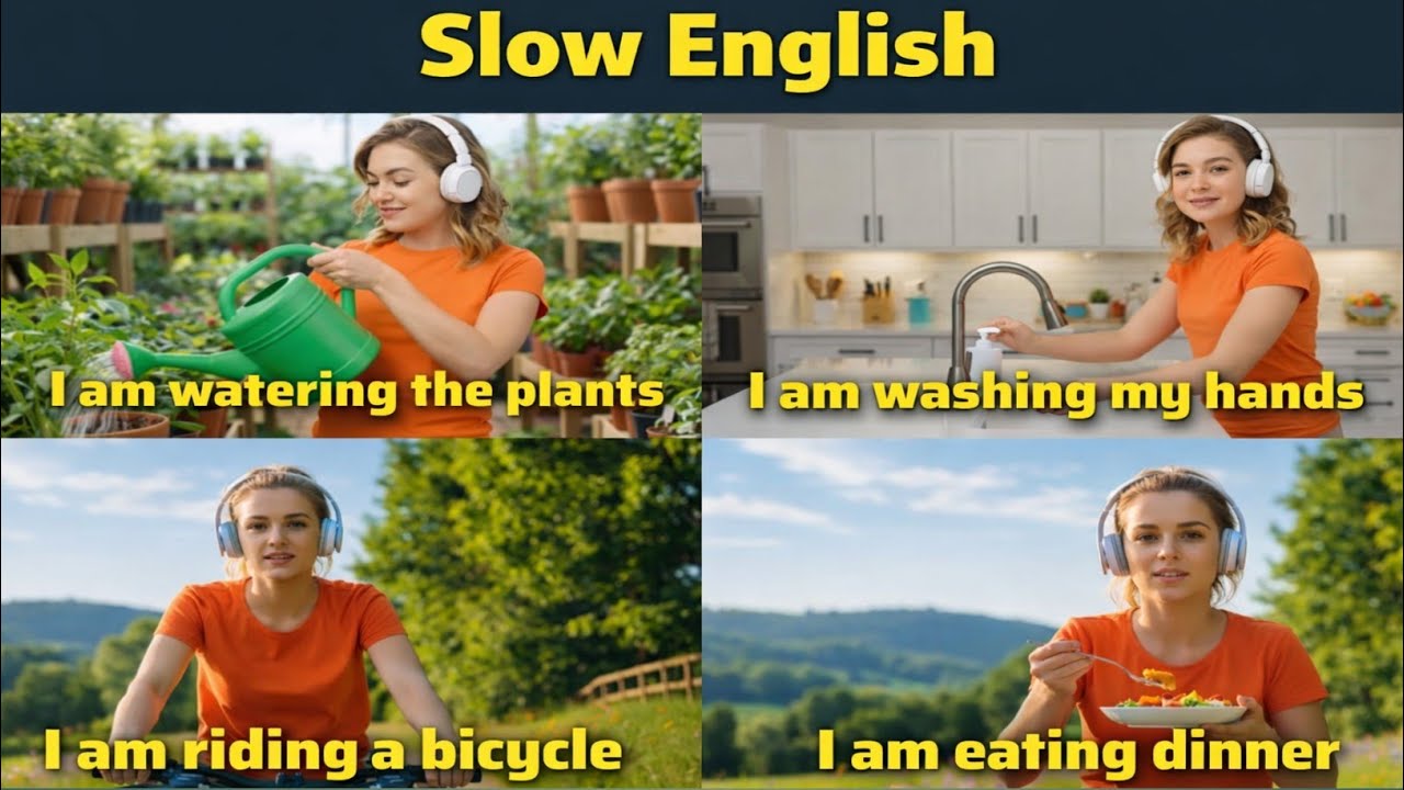 👉 Daily Use English Sentences | Slow English for Beginners🗣️
