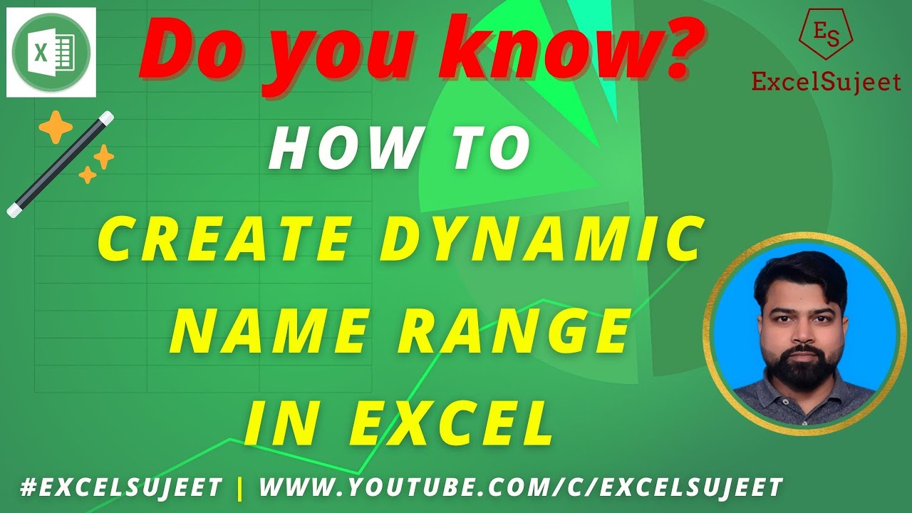 How to create Dynamic Name Range By ExcelSujeet (In Hindi)