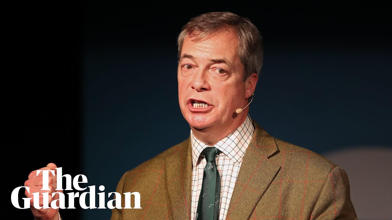 Nigel Farage campaigns with Brexit party candidate