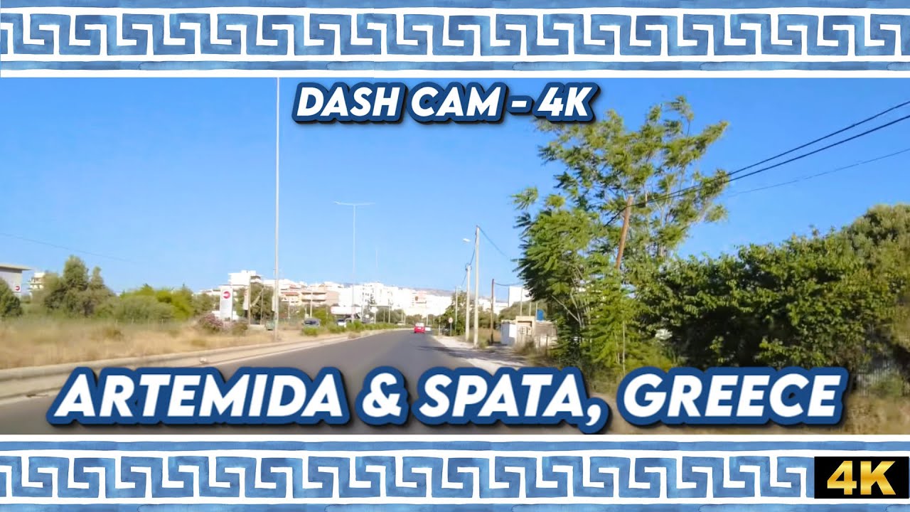 🚗🌟 4K Driving Tour in Artemida & Spata, Attiki, Greece! 🇬🇷✨| Αρτέμιδα & Σπάτα, Αττική, Ελλάδα