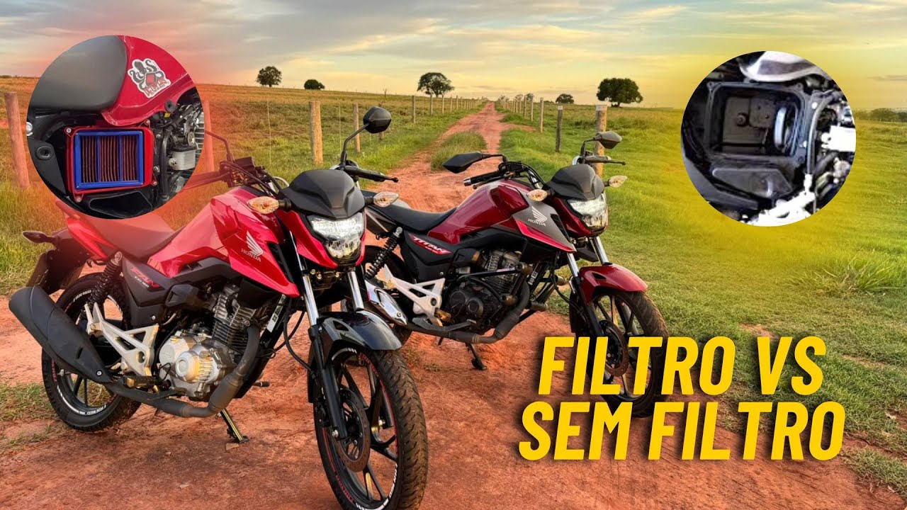 (FILTRO ESPORTIVO OU SEM FILTRO) qual é melhor?