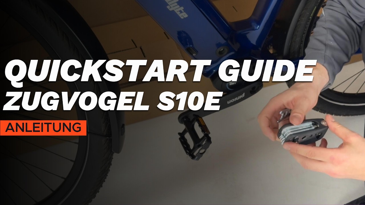 Quickstart Guide Electrolyte Zugvogel S10E mit Neodrives Heckmotor