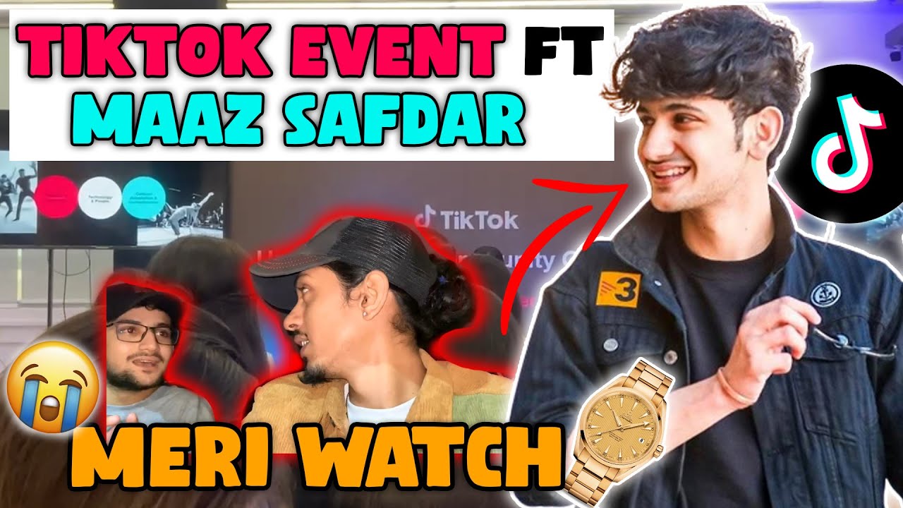 TIKTOK EVENT ft MAAZ SAFDAR 🤝 meri watch ⌚😭 DOOGSLIFE