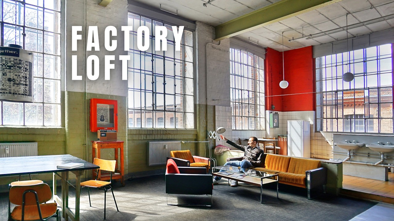 An Vintage Industrial Loft Apartment Tour | Interior Design Home Living