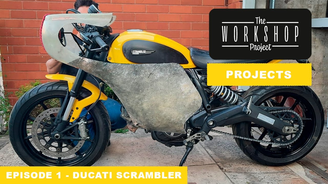 Ducati Scrambler - Episode 1 - Fairing Mount Fabrication