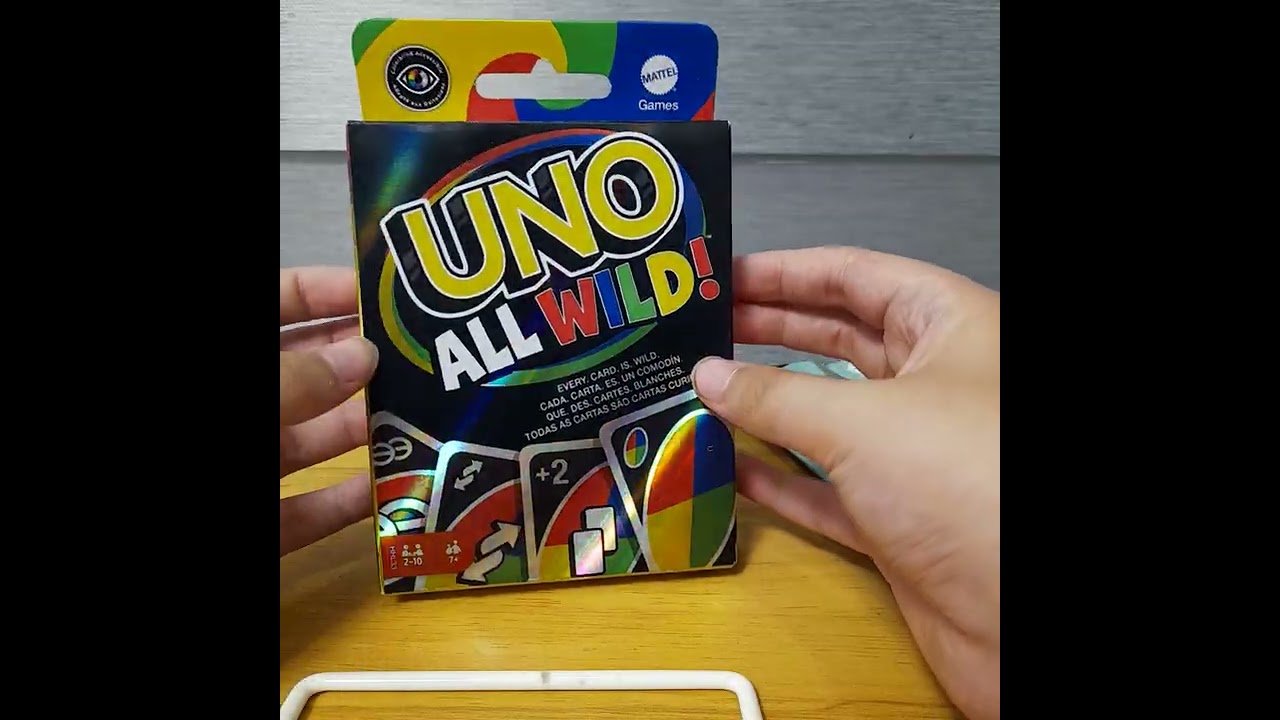 Uno All wild and uno revwrse pack add on unboxing #uno #wild #mattel