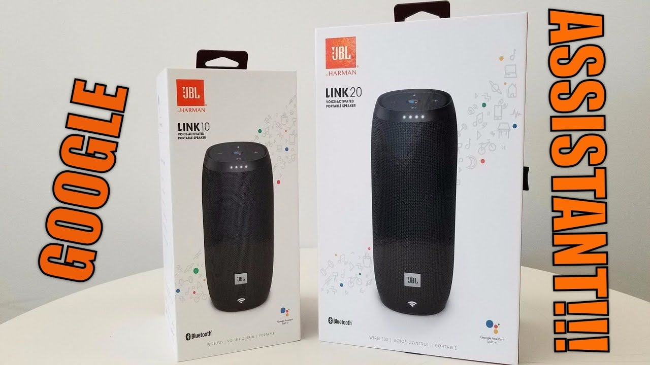 Unboxing and setup of the JBL Link 10 and 20 Google Assistant Speaker| New Alexa!!!