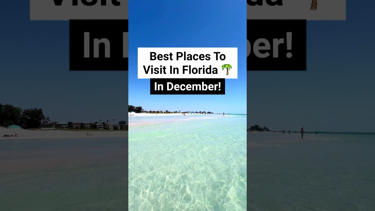 Places to visit in Florida in December! #floridatravel #christmas #florida #floridavacation