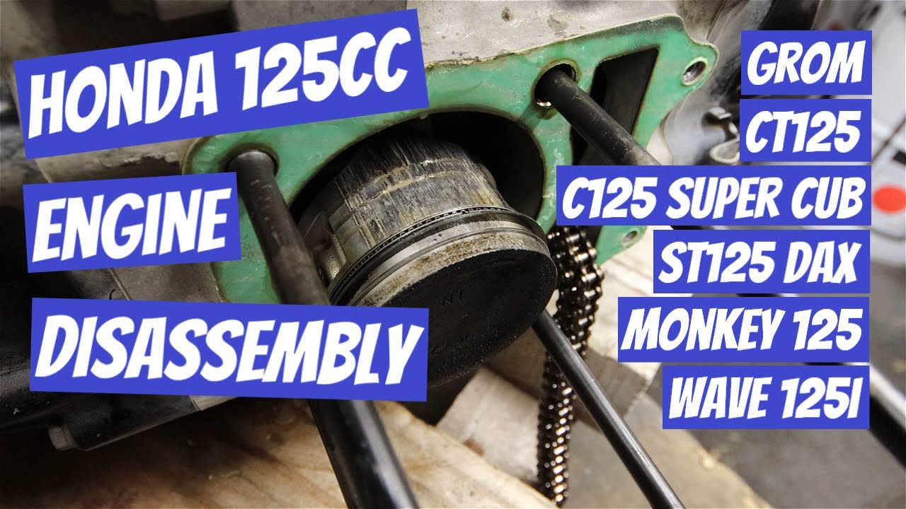 Honda 125cc Engine Disassembly: It's broken!