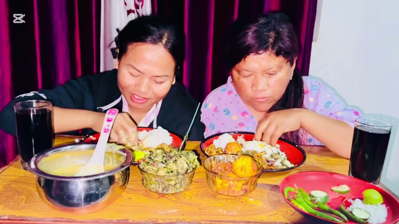 Khana cheu egg curry mukbang 🥘😍