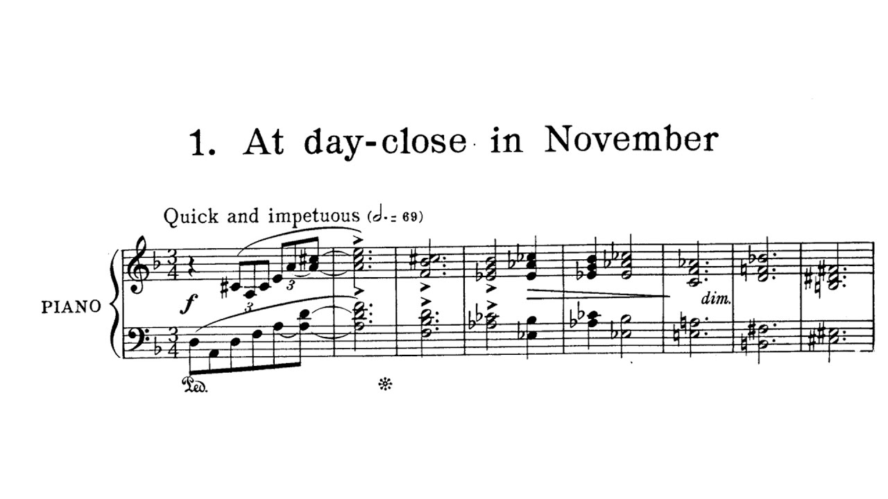 Benjamin Britten - Winter Words, Op. 52 [Score Video]