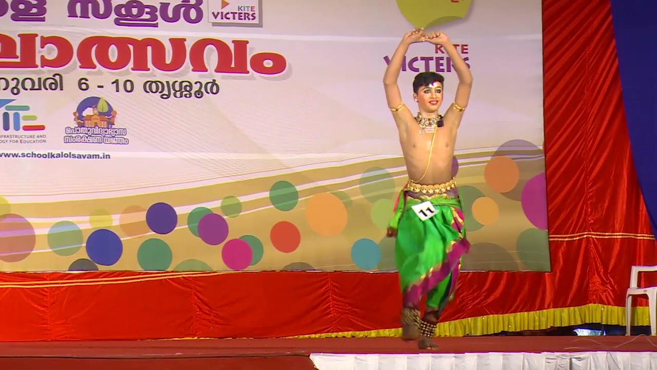 2018 STATE SCHOOL KALOLSAVAM BHARATHANATYAM HS BOYS NO.11