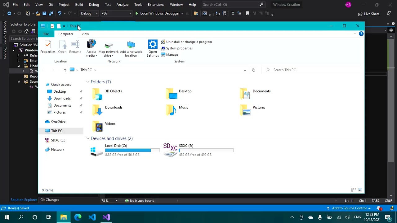 How to Make a Window in C/C++ and Win32 with MSVC and Visual Studio 2019