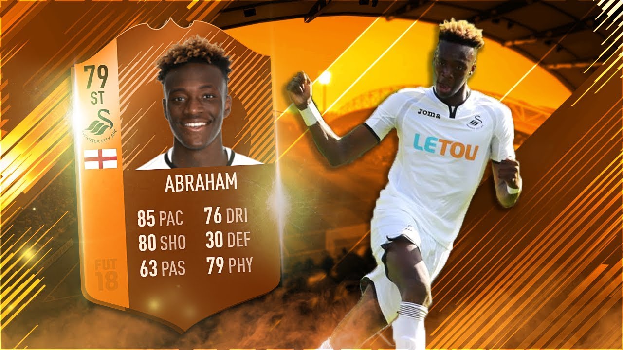 FIFA 18 MOTM Abraham Review - 79 MOTM Tammy Abraham Player Review - Fifa 18 Ultimate Team Gameplay