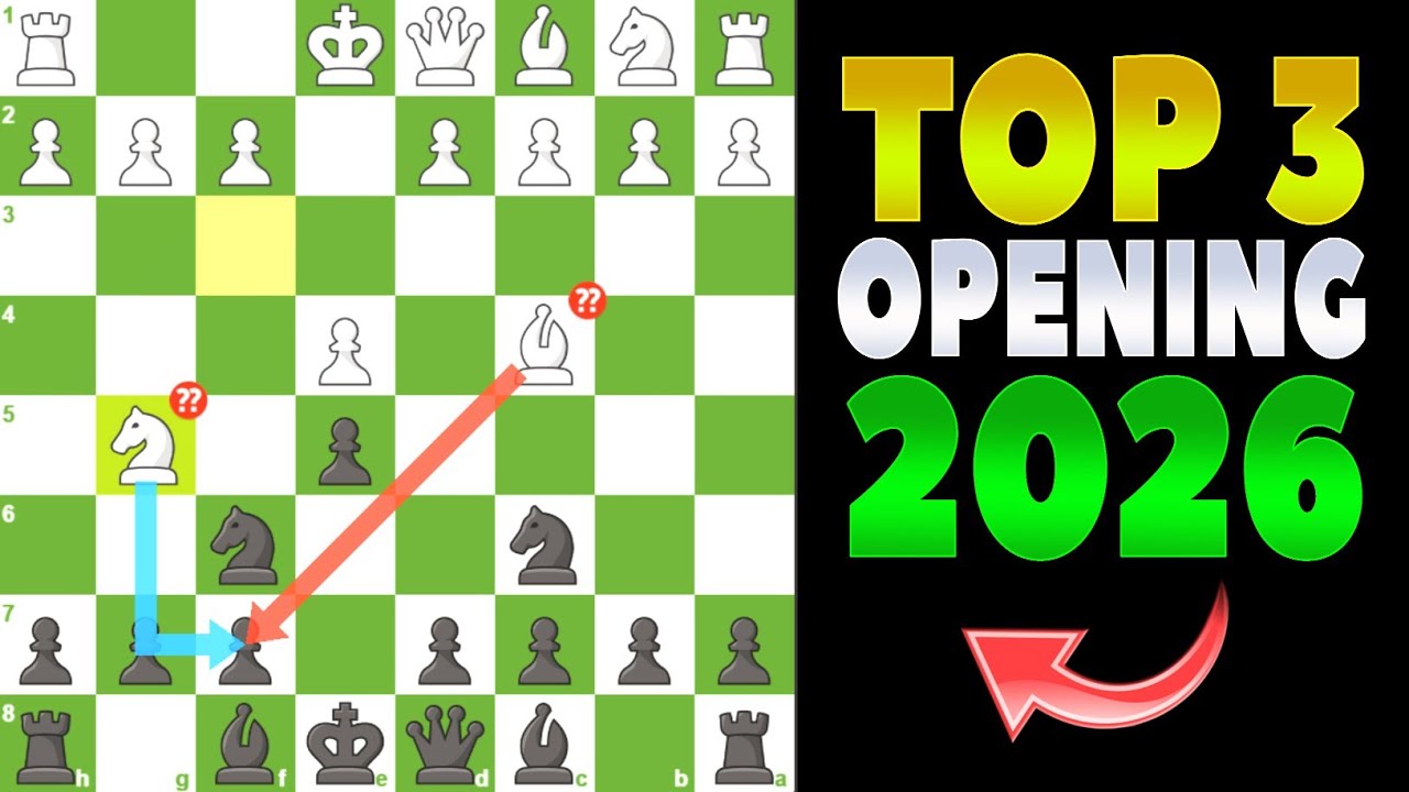 Top 3 Chess Opening Traps in 2026 🔥 | Crush Opponents Fast!