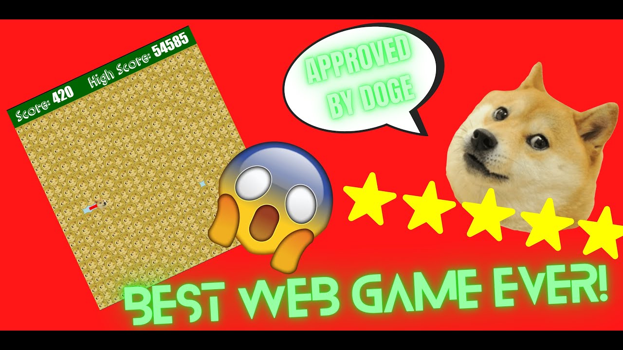 I FOUND THE BEST WEB GAME!!! - DogeTrain (train.cf)