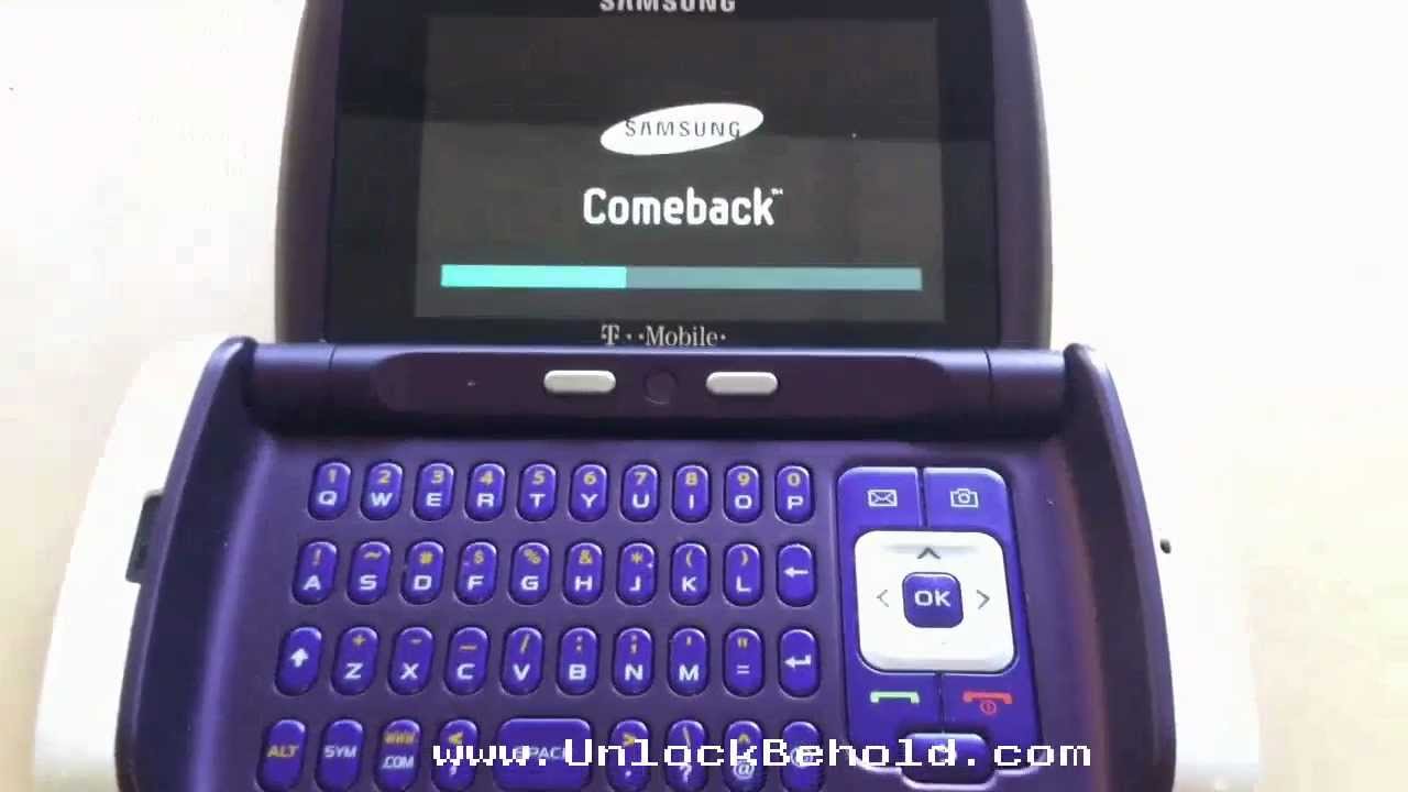T559  Samsung Comeback Remove Phone Lock Password