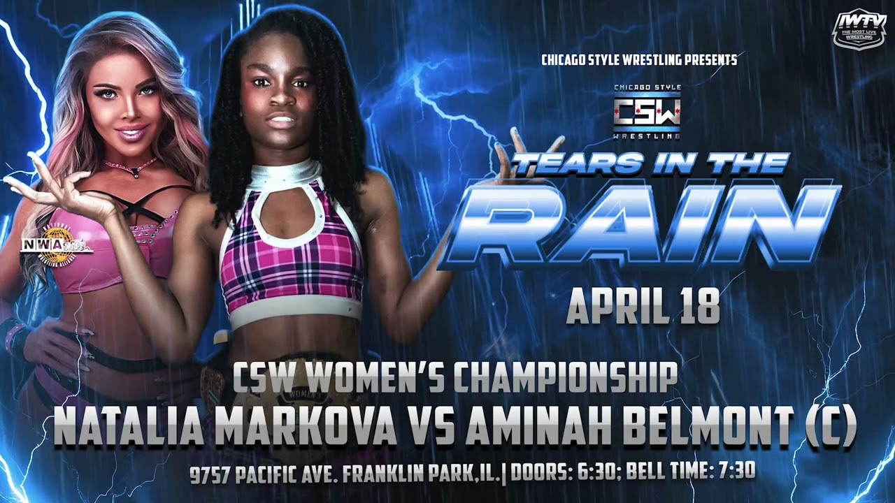 Natalia Markova vs Aminah Belmont for the CSW Women’s championship