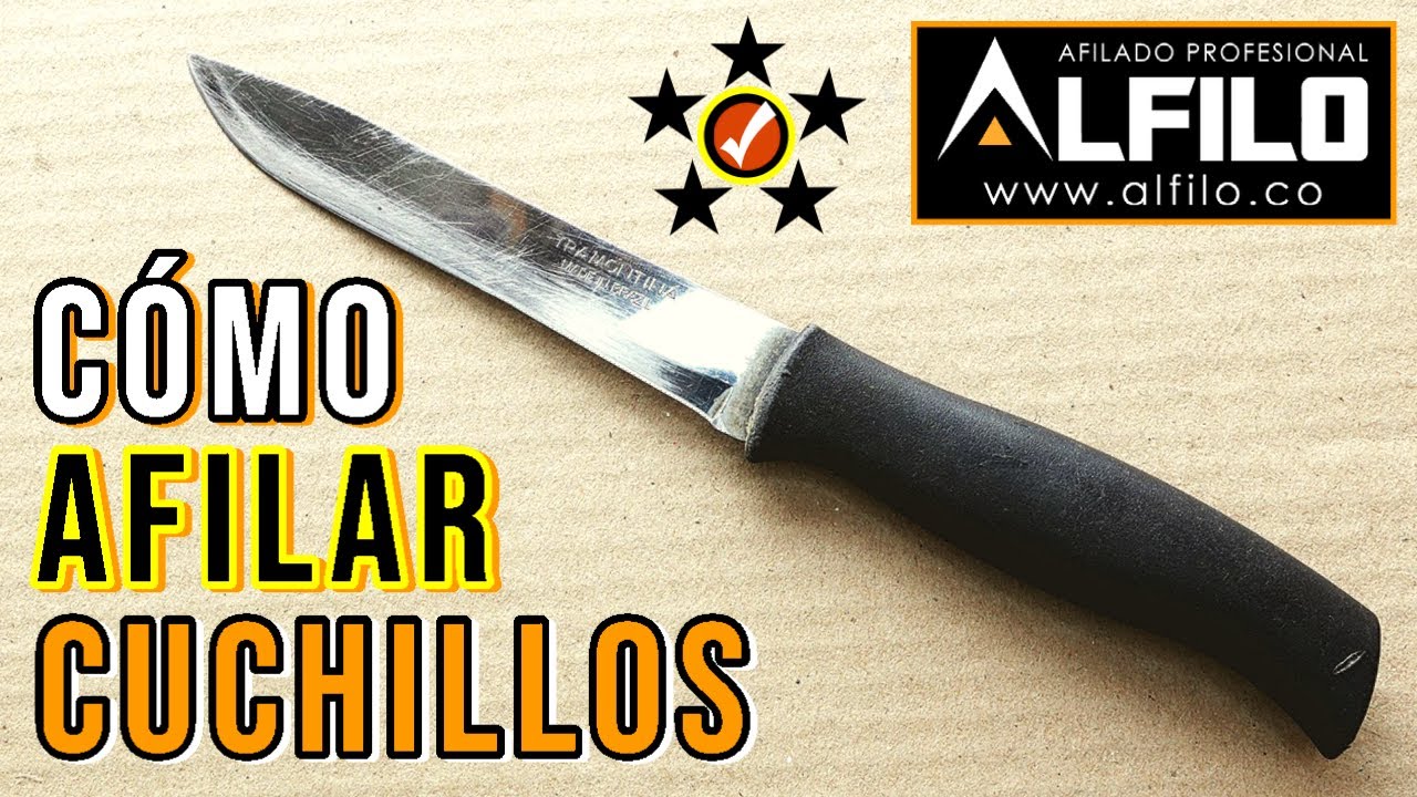 ⭐ CÓMO AFILAR UN CUCHILLO NORMAL 🔪 La guía completa para afilar tus cuchillos en casa.