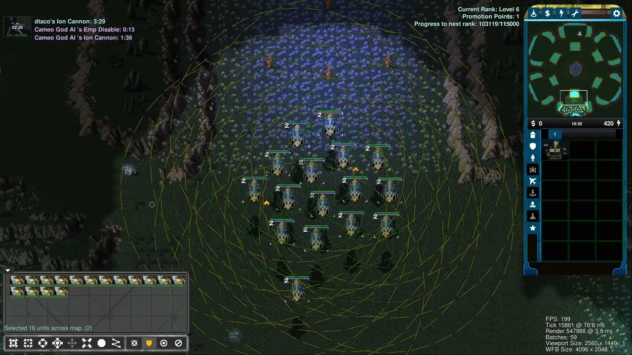 OpenRA Cameo - StarCraft Protoss vs Steel Consortium (Cameo God AI difficulty)