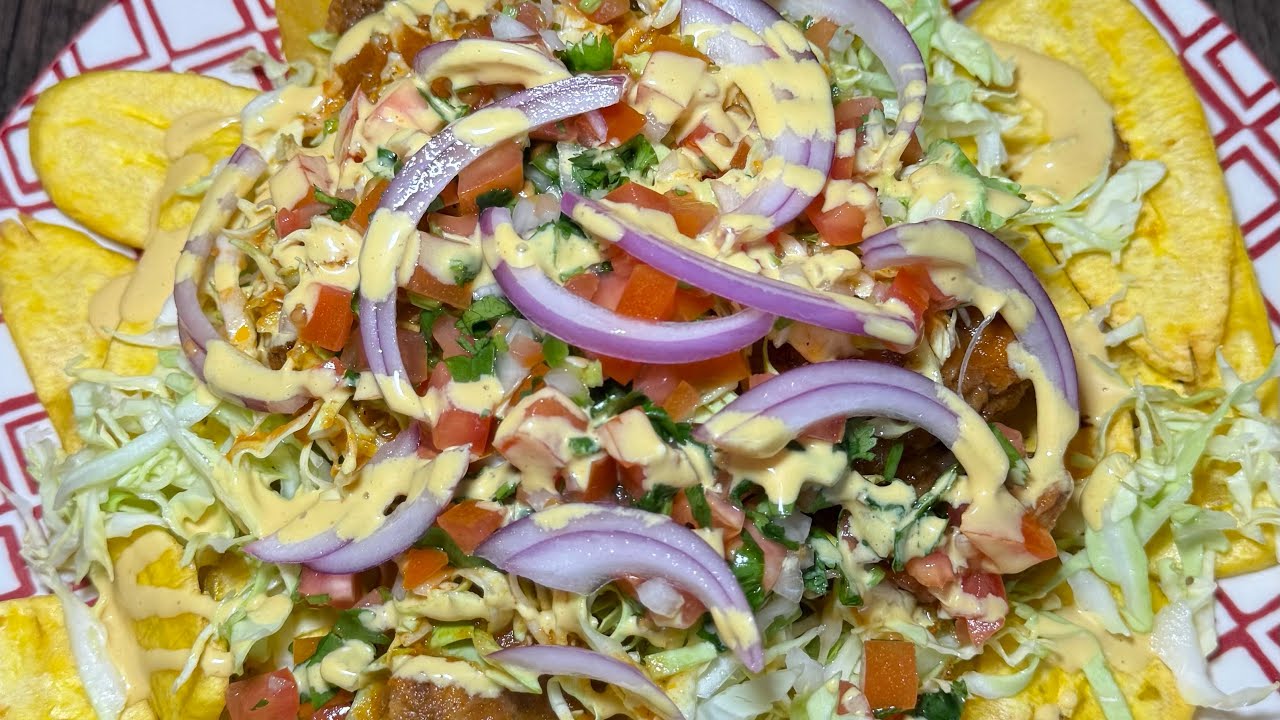 Un delicioso pollo con tajadas a mi estilo 😋