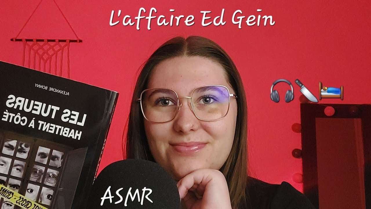 #ASMR L'affaire Ed Gein (lecture chuchoter) #truecrimestories #chuchotement