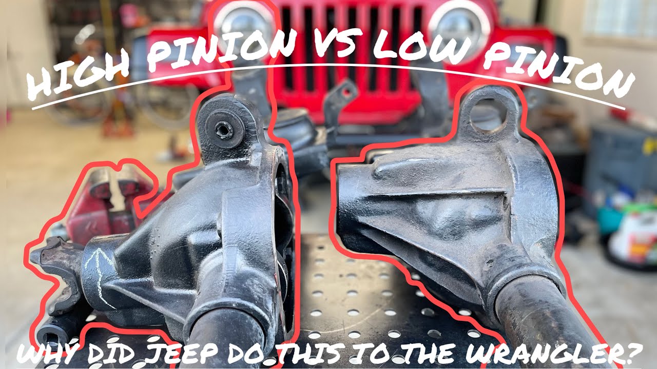 Jeep Wrangler Tj - DANA 30 High Pinion Vs Low Pinion Swap & Build Advantages