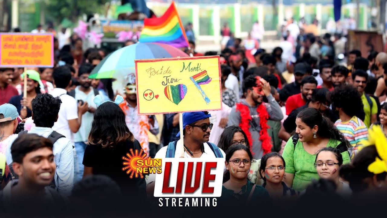 🔴LIVE : Pride Month | Chennai | Rainbow | Pride Month Celebration |  Chennai Pride Rally | Sun News