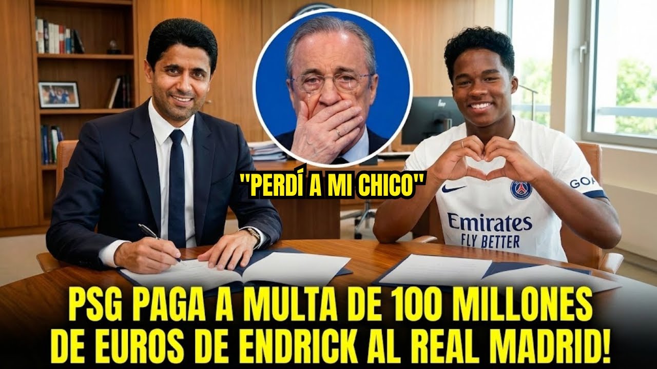 🚨¡TRAICIÓN EN MADRID! ¡ENDRICK FIRMA UN CONTRATO DE 4 TEMPORADAS CON EL PSG! REAL MADRID HOY