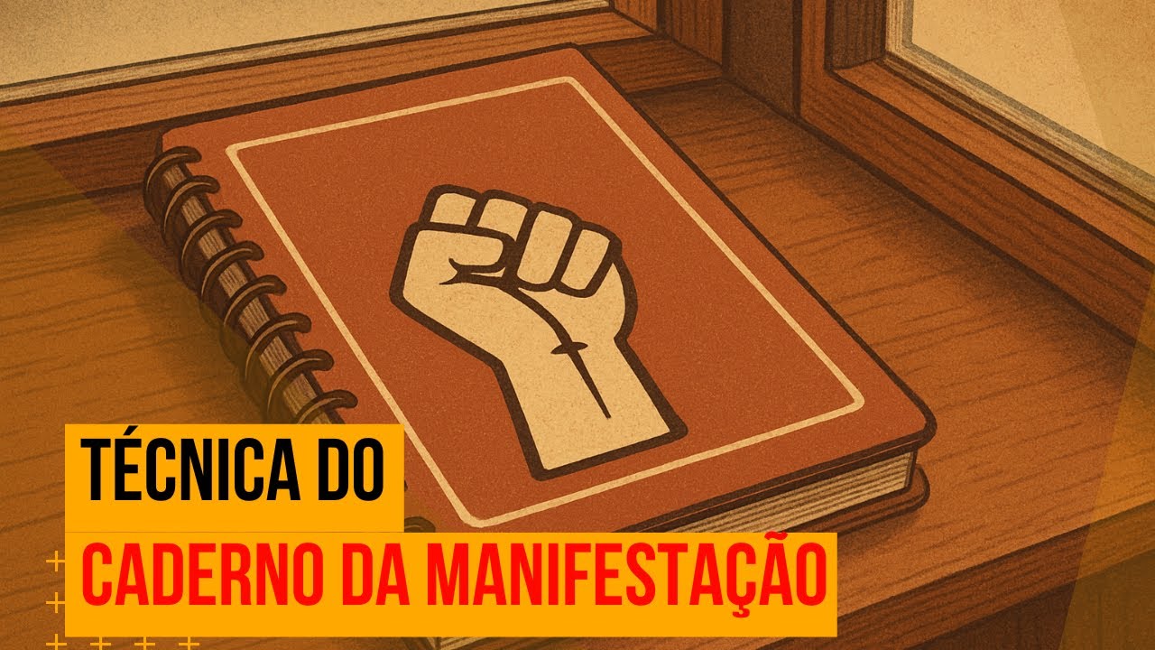 3 PASSOS PARA ORGANIZAR O CADERNO DA MANIFESTAÇÃO