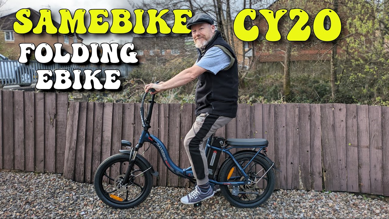 Распаковка электровелосипеда Samebike CY20. Тест-драйв и обзор. Доступный складной электровелосипед.
