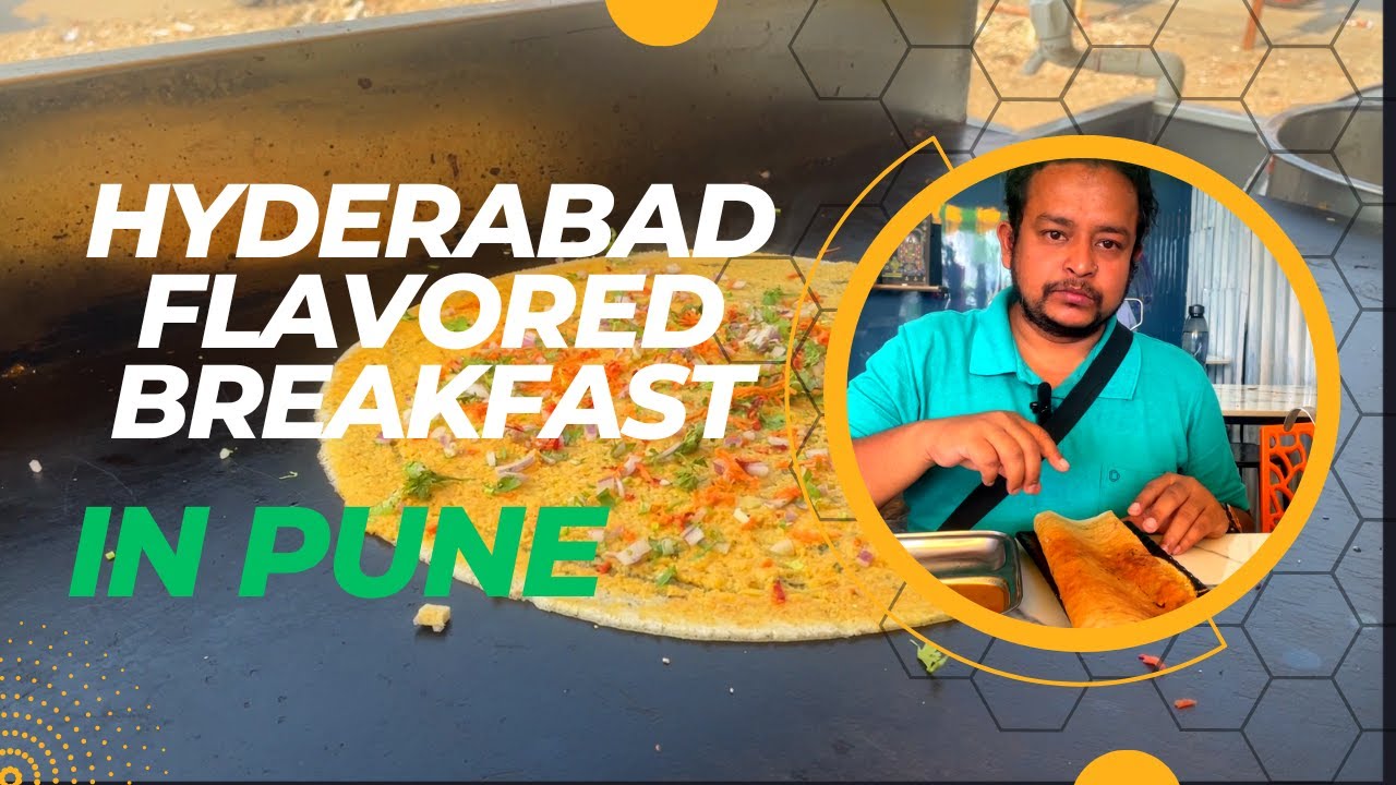 Delicious Hyderabad Breakfast and Snacks in Pune - A Food Review Vlog