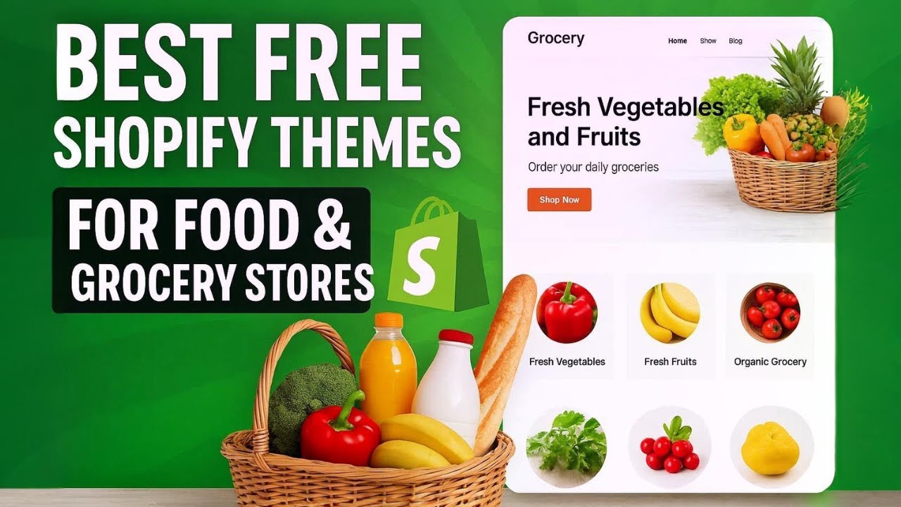 7 Best Free Shopify Themes for Food & Grocery Stores 2026