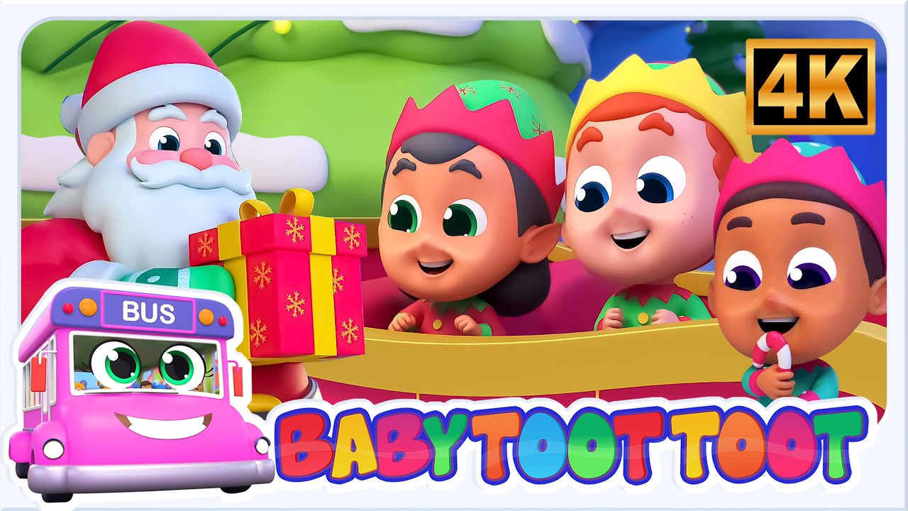 Five Little Elves, Christmas Nursery Rhymes and Baby Songs