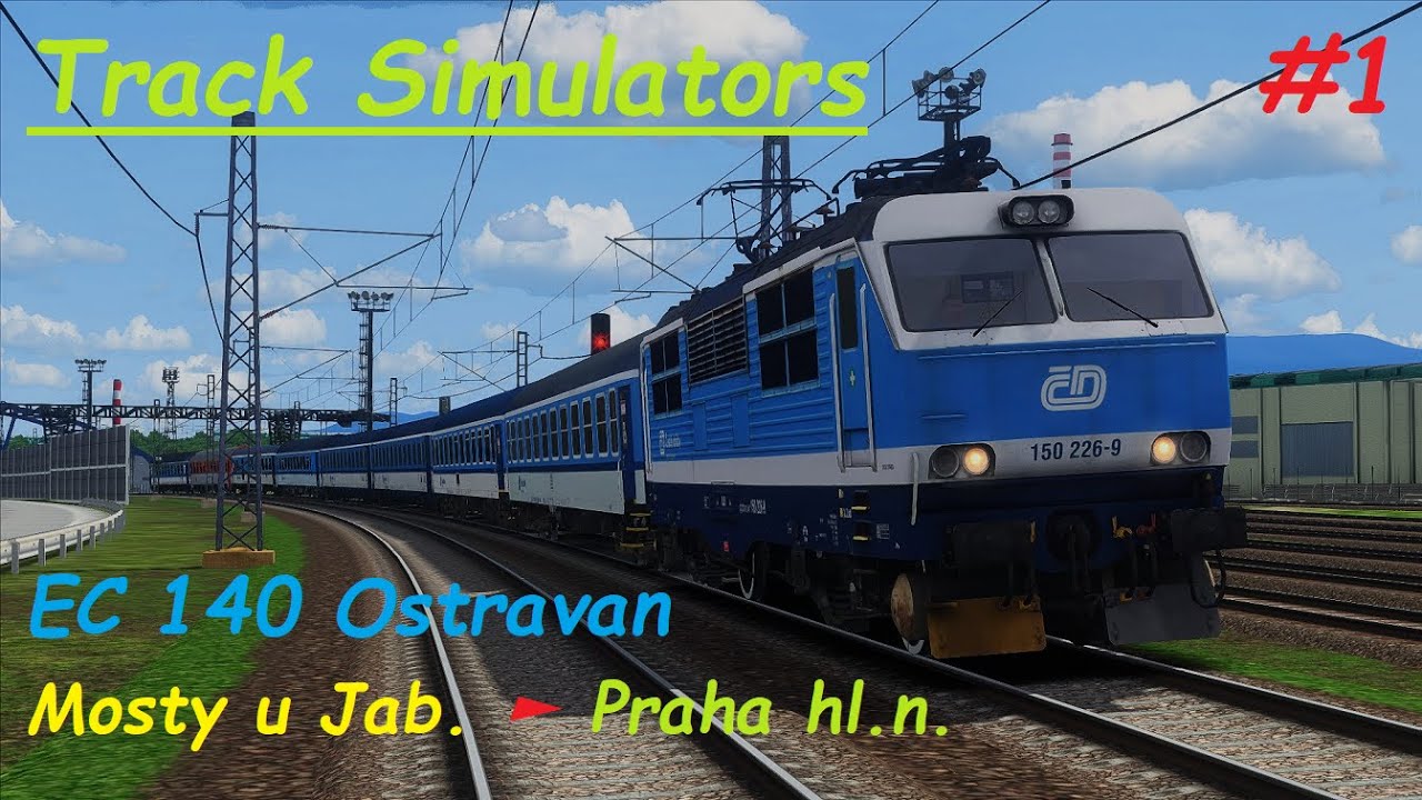 [EC 140 Ostravan] ► |RailWorks| ► |150 226-9| ► |Mosty u Jab. ► Praha hl.n.| ► #part1