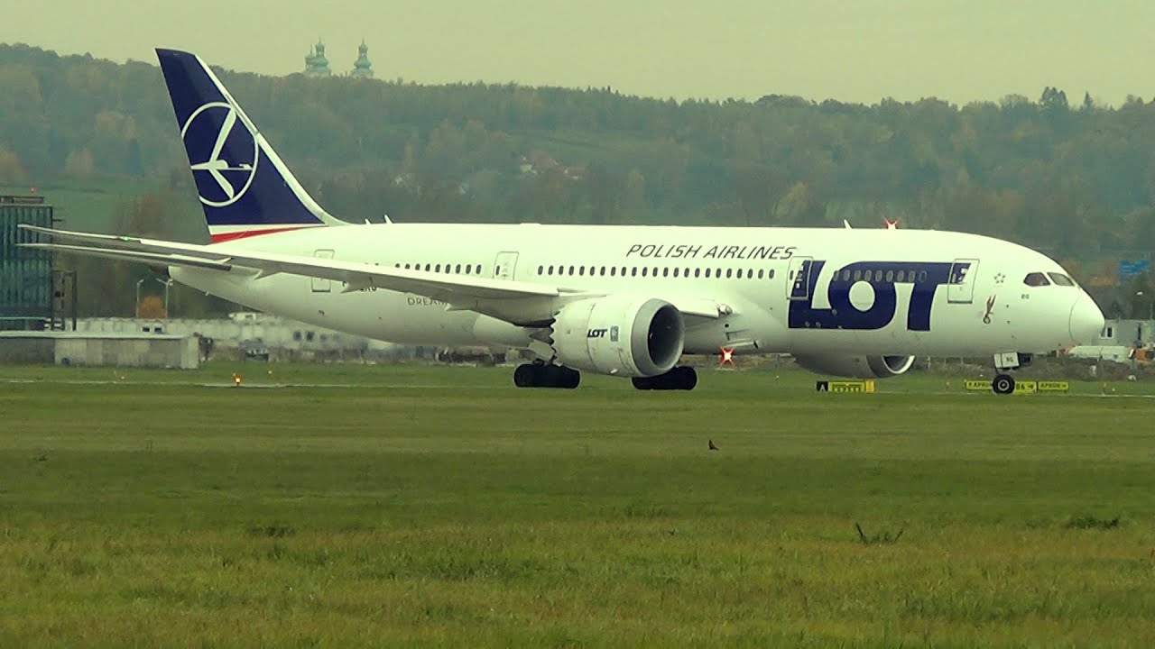 KRAKOW to NEW YORK - Boeing 787 Dreamliner last take off from Krakow Balice to Newark in 2024