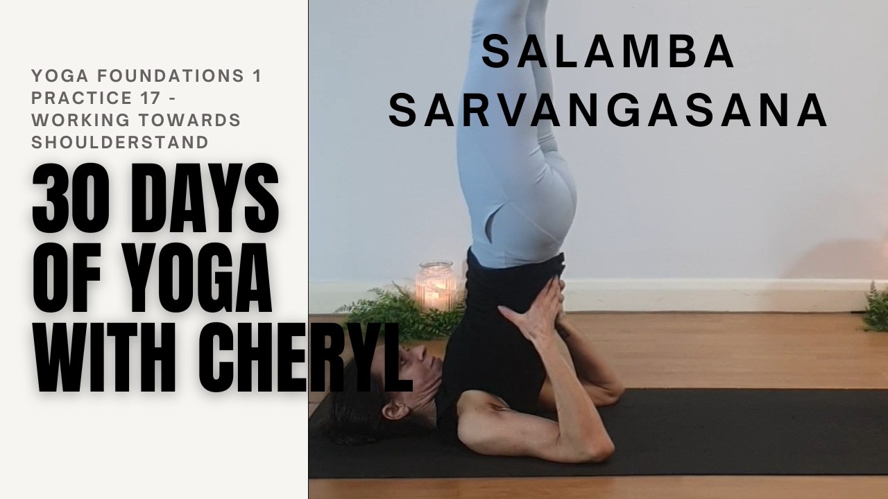 How to Do Shoulderstand (Salamba Sarvangarasana) in 8 simple steps | 15-Minute Yoga Flow Beginners