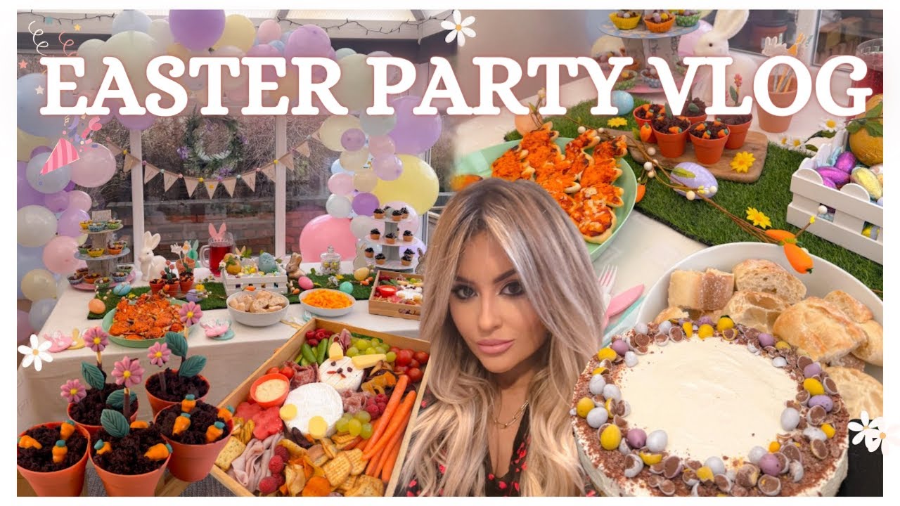 EASY EASTER PARTY IDEAS - decorations, charcuterie board & fun Easter bakes 🐣