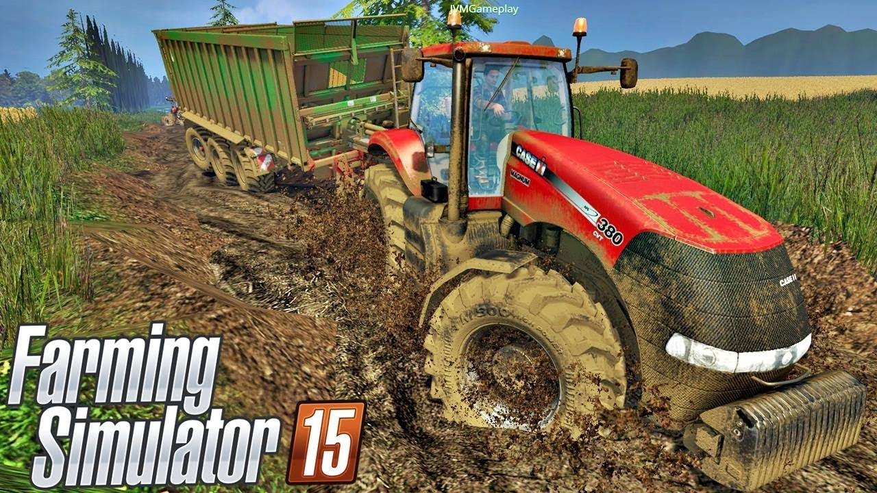 Tratores Patinando na Lama - Farming Simulator 15 Multiplayer