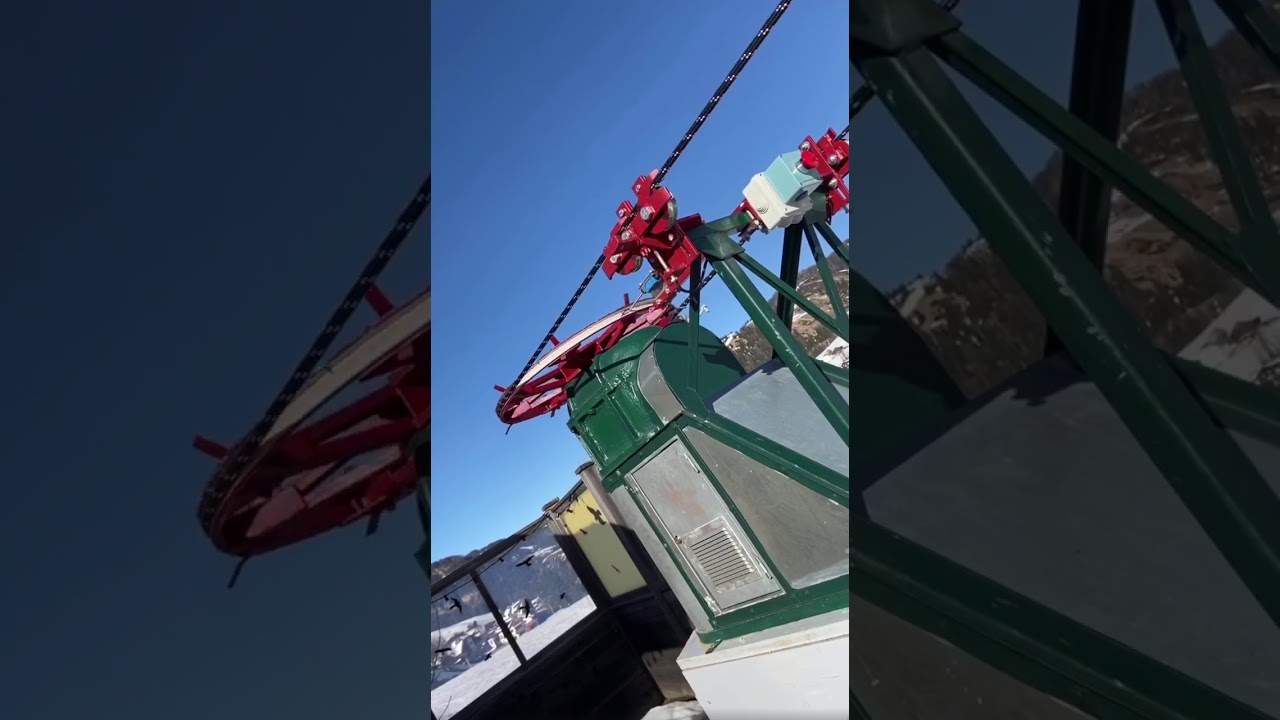 Backyard Rope Tow - Ski Lift - Homemade