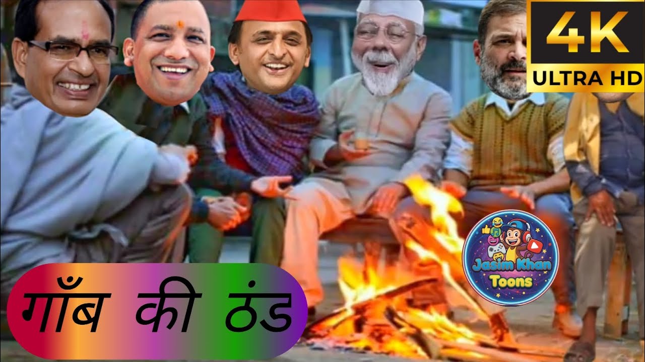 गांव की ठंड | मोदी जी बैठे  आग के पास | Dehati Winter Special Comedy Video #Winter #modikicomedy