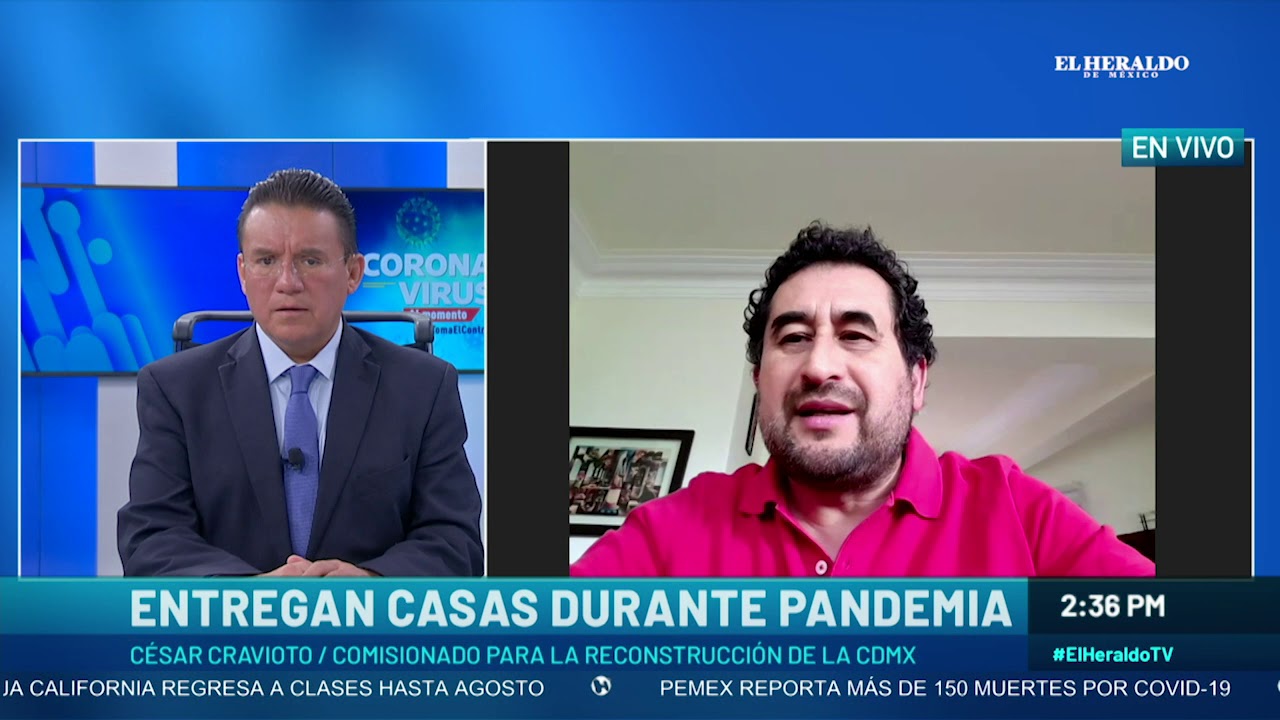 Trabajos de reconstrucci&oacute;n en CDMX no han parado esta contingencia: C&eacute;sar Cravioto