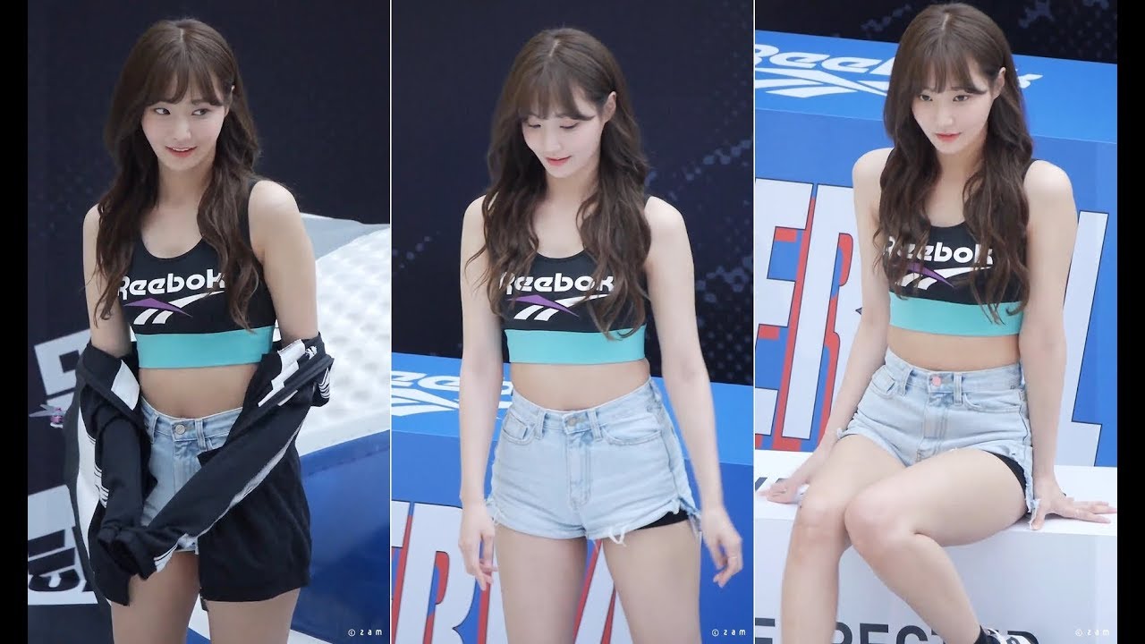 190906 스포츠브라탑에 핫팬츠핏, 모모랜드 연우 (리복런칭행사 셀럽포토타임)