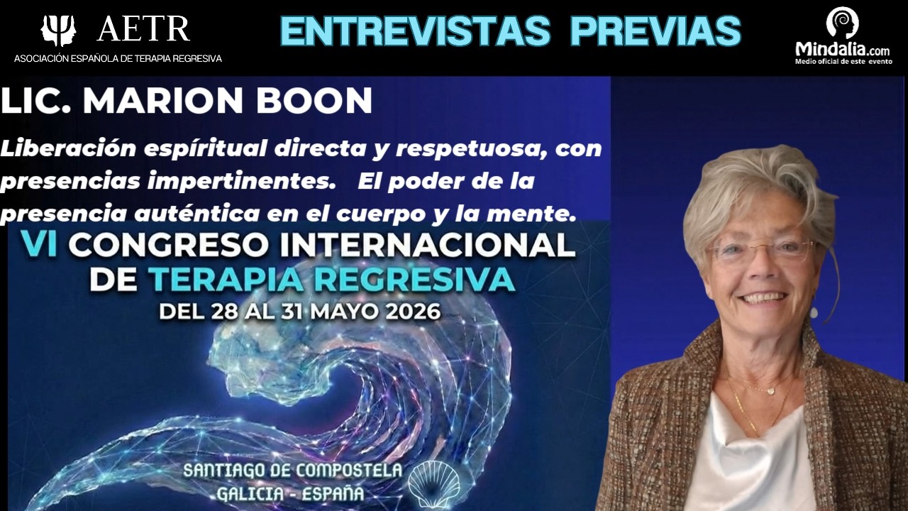 Entrevista a Marion Boon previa a su seminario en el Congreso Int. de Terapia Regresiva 2026.