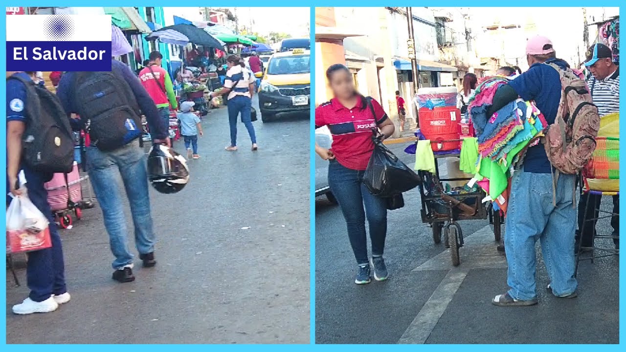 Walking Through Mercado de San Miguel, El Salvador 🇸🇻 | Market Activity & Demoliti0n Scenes