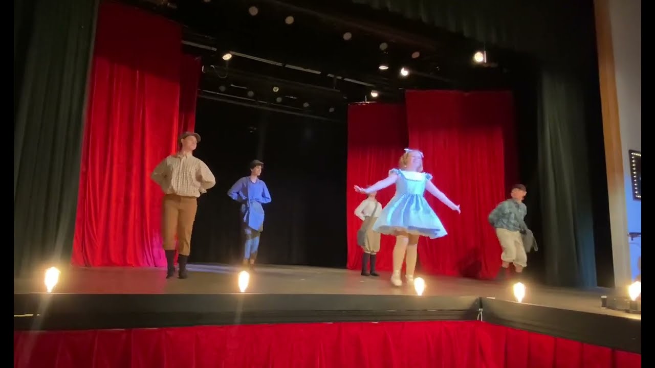 Let Me Entertain You from Gypsy featuring Annabelle DePolis as Baby June with her Newsboys