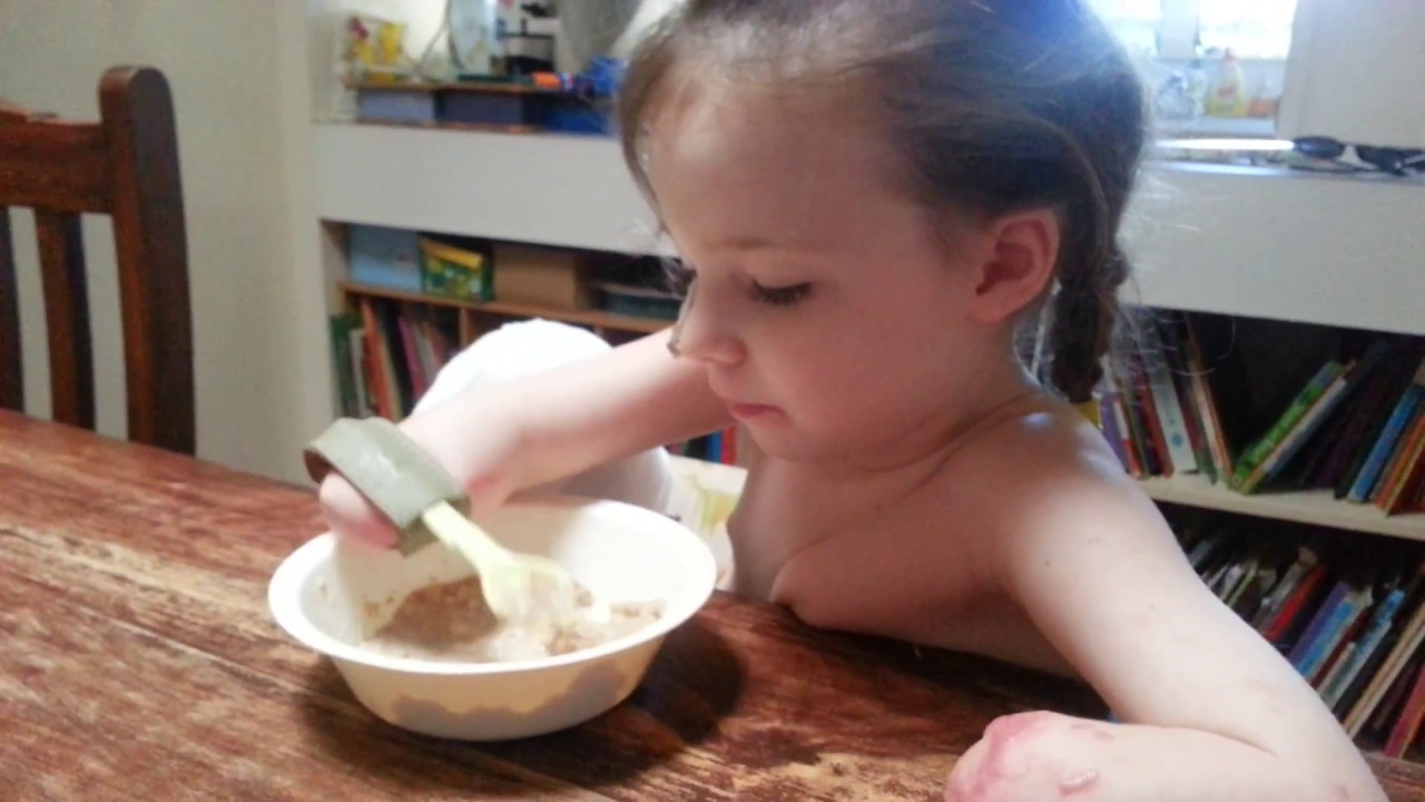 Eating a little tricky